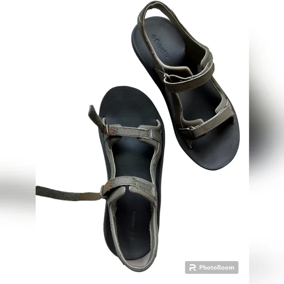 Columbia barraca sunlight olive strappy sandals women's size 7 - Picture 6 of 10